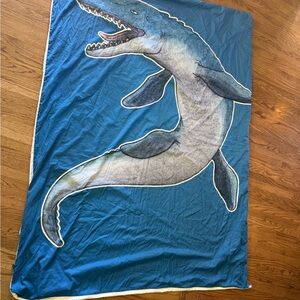 Society6 Mosasaur Dinosaur Duvet Cover